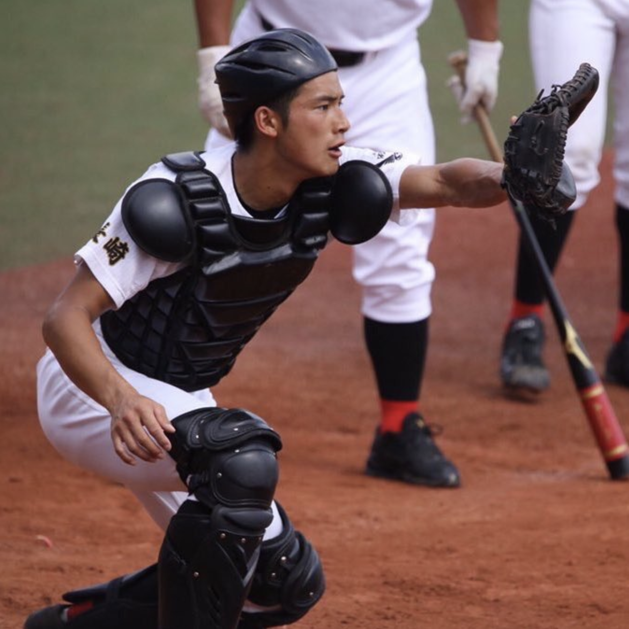 水上恒司の高校野球キャッチャー時