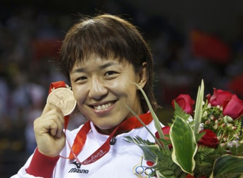 北京オリンピックで銅メダルを獲得した浜口京子