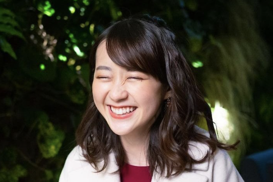 笑顔の若林有子