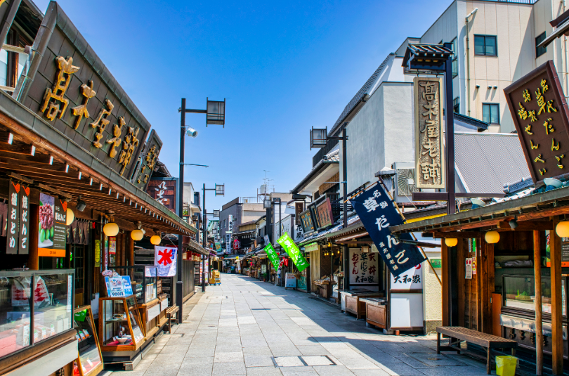 葛飾区の街並み
