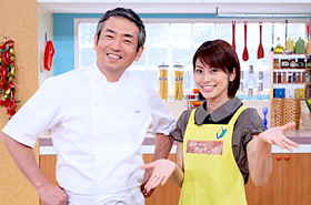 「おかずのクッキング」出演時の久保田直子