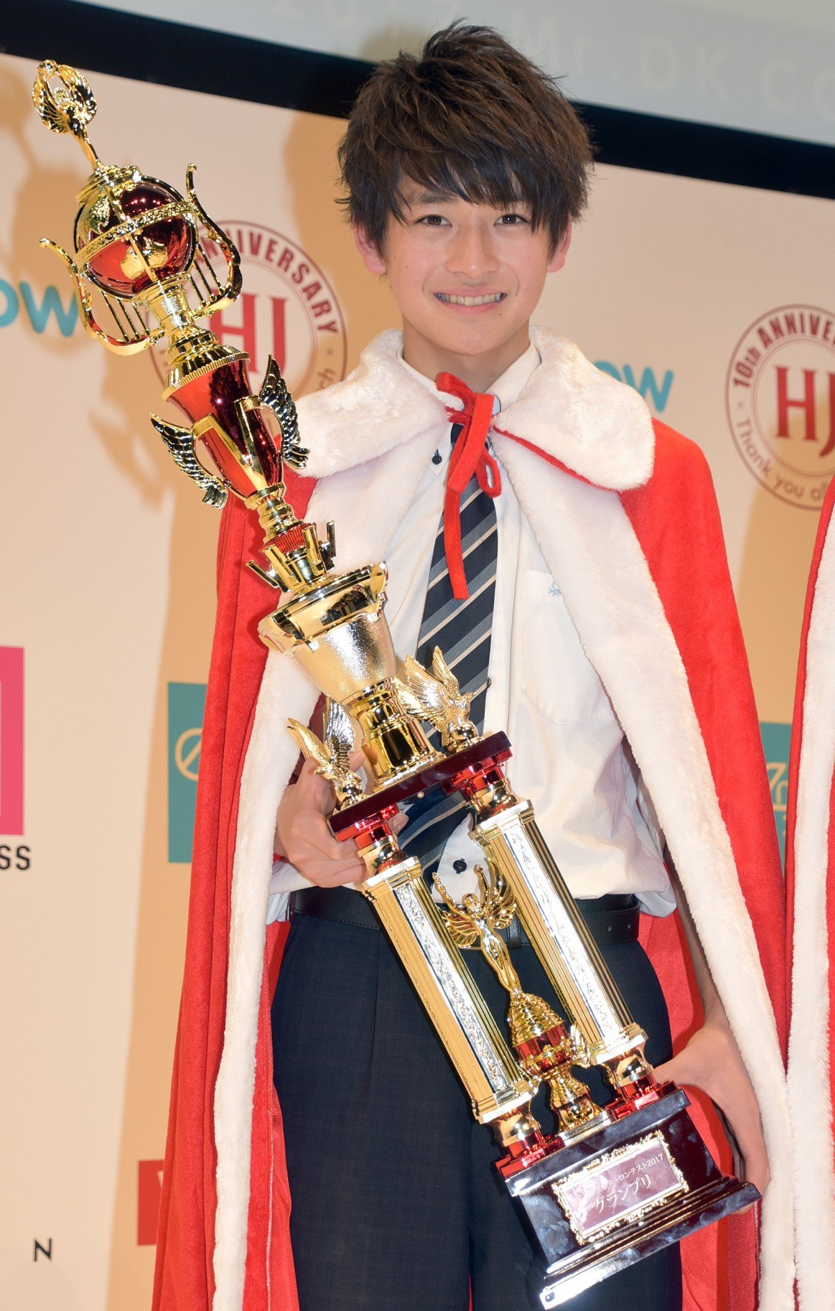 『男子高生ミスターコン2017』グランプリを受賞した高橋文哉