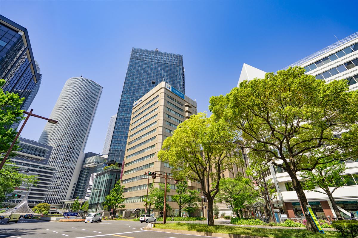 名古屋中村区の街並み