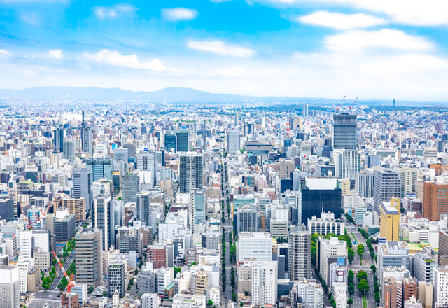名古屋市の街並み