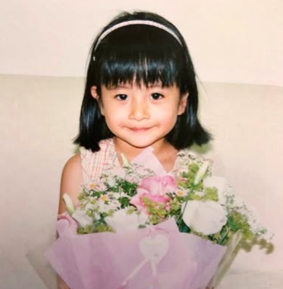 日比麻音子の幼少期（4歳）