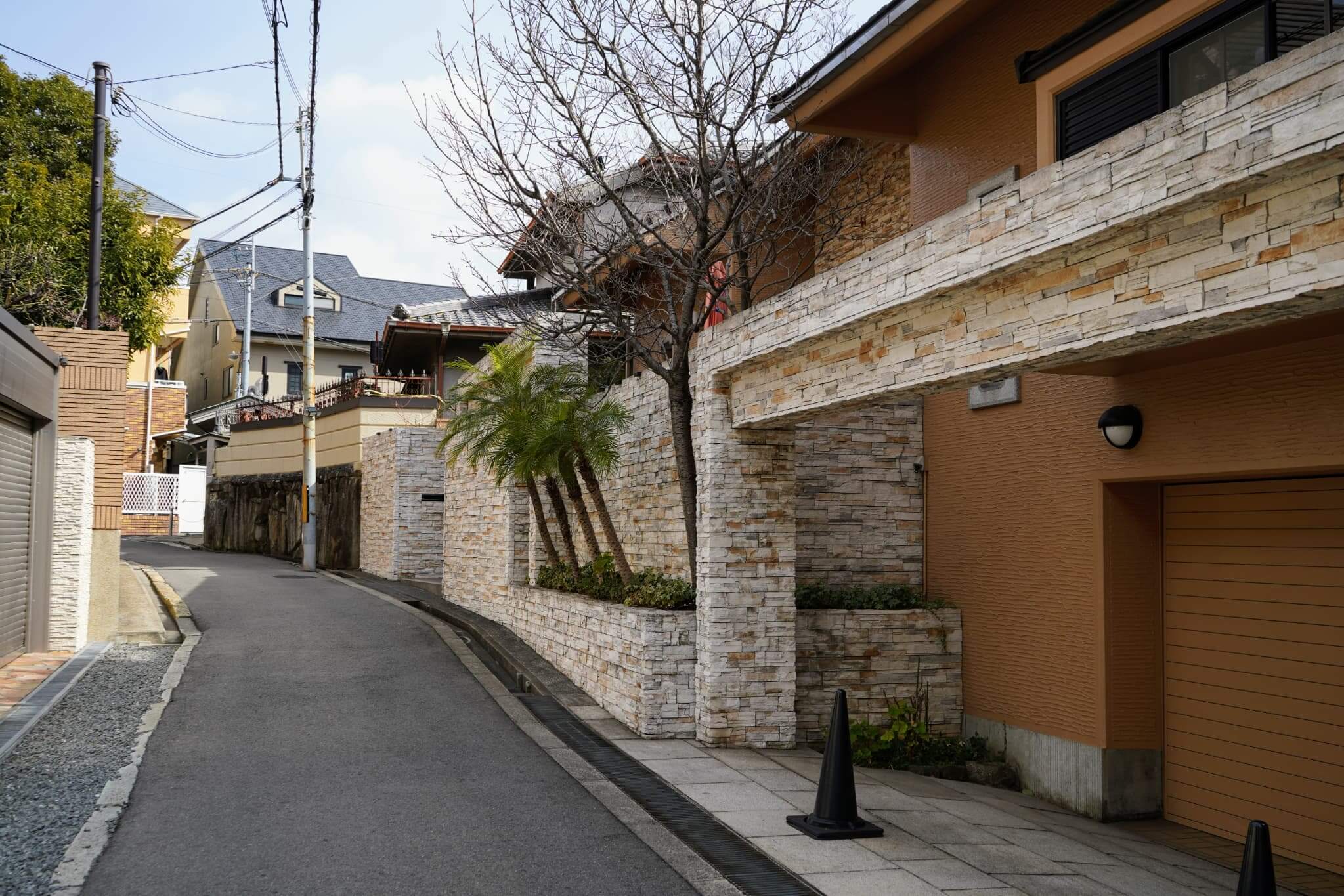 阿倍野区の高級住宅街
